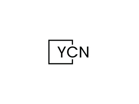 YCN letter initial logo design vector illustration