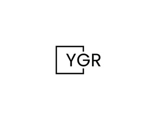 YGR letter initial logo design vector illustration