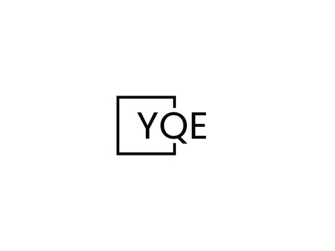 YQE letter initial logo design vector illustration