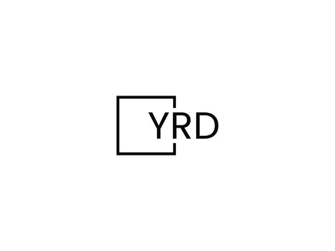YRD letter initial logo design vector illustration