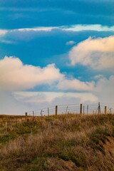 Obraz premium Nubes y camino