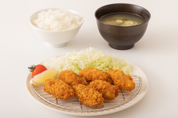 牡蠣フライ定食