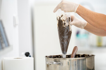 home production of organic soap for body care