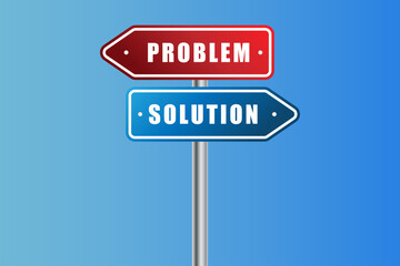 Problem and solution road signage