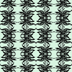 Seamless Pattern with Leaves for Wallpaper, Greeting Card, Gift Box, Textile Printing.