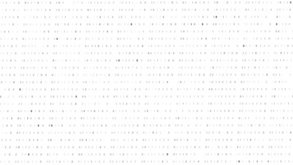 binary code network technology white vector background 