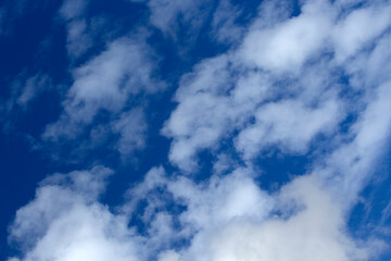 blue sky with clouds