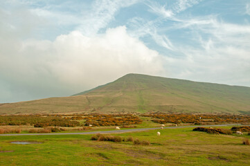 Black mountains of Wales.