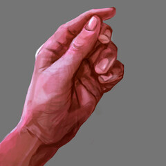 image of the left hand