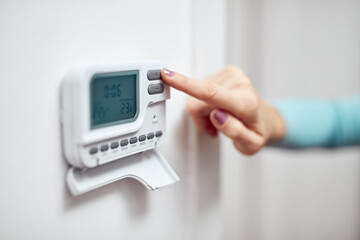 Central heating digital programmer for average domestic house in Europe and more.