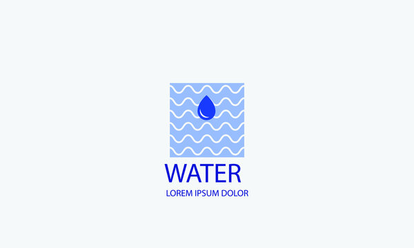 Water Liquid Vector Logo Desgin