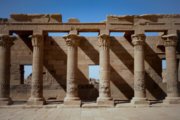 Fototapeta premium Temple of Philae in Aswan, 2021.