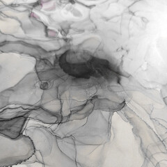 Alcohol Ink Painting. Art Flow Artistic Print.