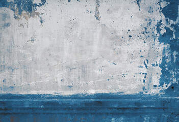 blue concrete background