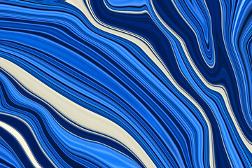 Fluid art. Marble ink colorful. Blue marble pattern texture abstract background. can be used for background or wallpaper, Flow ink