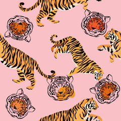 Tiger pattern 105