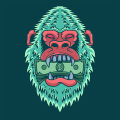 gorilla money © forstration
