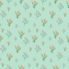 Flower pattern design for decorating, wrapping paper, wallpaper, fabric, backdrop and etc.