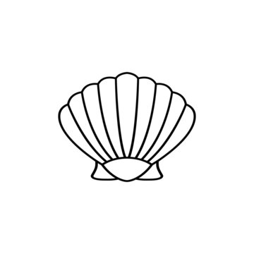 shell logo icon design template vector
