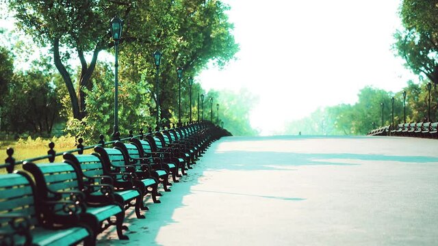 Parks are closed and cordoned off due to the Corona Virus Pandemic