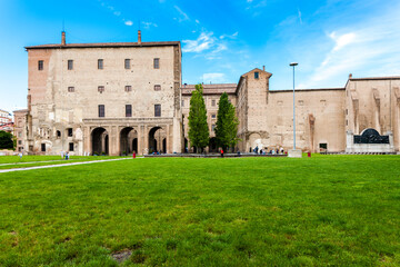 Fototapeta premium The center of the old town of Parma in Italy