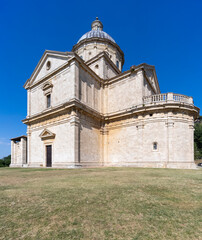 San Biagio church in Montepulciano, Tuscany, Italy