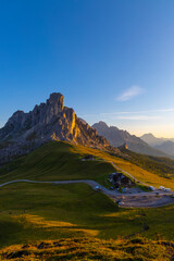 Landscape near Passo Giau in Dolomites, Italy