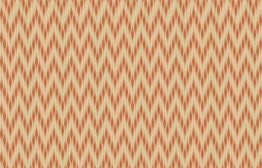 Zigzag geometric ethnic pattern, embroidery style vector illustration