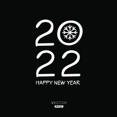 Fototapeta premium Creative (Happy new 2022 year and merry Christmas) Christmas and New Year background, posters, cards, headers, website template, Vector illustration.