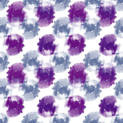 Batik brush seamless and repeat pattern design. Spiral Acrylic Illustration Pattern. Shibori. Tie dye patterns. Orchid Smoke Fashion Abstract - 321.
