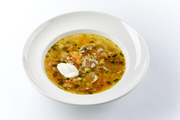 mushroom soup with sour cream