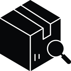 delivery box scan Vector icon which is suitable for commercial work

