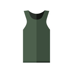 Vector Flat Design Undershirt. Simple Vector illustration