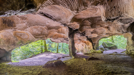 Huel Lee ot Hohllay, which means hollow stone, was a quarry in a rock formation, circular patterns...