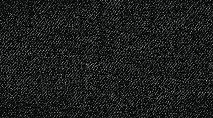 Dark, rich, heavy fabric texture. Vector texture of weaving cloth. Grunge background. Abstract halftone vector illustration. Overlay for interesting effect and depth. Black isolated on white.