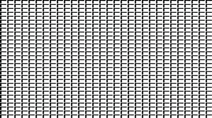 Rough, irregular texture composed of monochrome geometric elements. Overlay distressed grunge background. Abstract vector illustration. Isolated on white background. EPS10