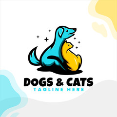 cute pet character vector design