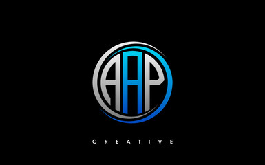 AAP Letter Initial Logo Design Template Vector Illustration