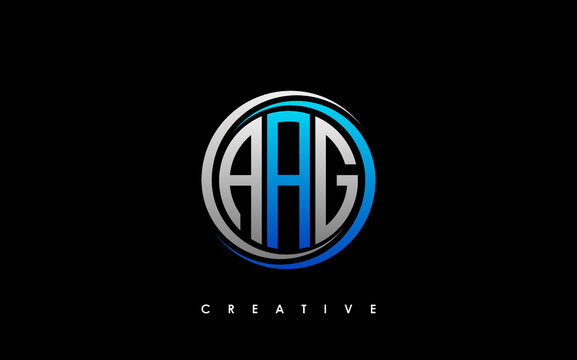 AAG Letter Initial Logo Design Template Vector Illustration