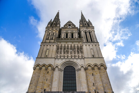 Saint-Maurice d'Angers Cathedral in France.