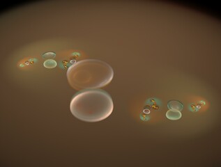 Imaginatory fractal abstract background Image