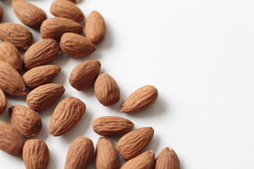 raw almond nuts