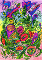 abstract floral background