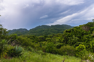 Fototapeta na wymiar View of Trinidad from the mountains