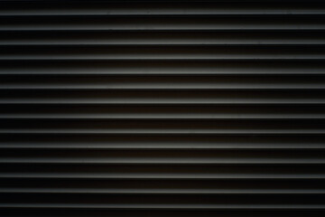 Obraz premium Rolling shutter door texture background lines for design