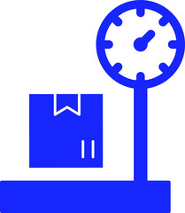 Logistics weigh Vector icon which is suitable for commercial work