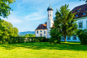 Klosterkirche Beneditktbeuern in Oberbayern