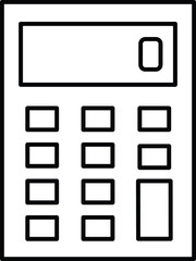 Calculator Vector icon which is suitable for commercial work

