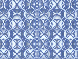 Ethnic Tribal Argyle Seamless Pattern. Abstract Mosaic Geometric Diamond Shapes Colorful Background. Traditional Boho Ikat Ornament. Digital art illustration