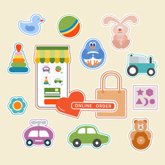 Stickers pack Online order Kid Toy Play Game Child
